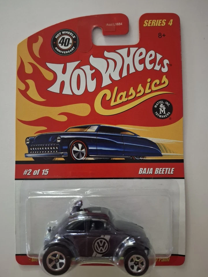 LOT [3] CARDED 2008 HOT WHEELS SERIES 4 CLASSICS VW BAJA BUG 3/5 COLORS - image 4 of 4
