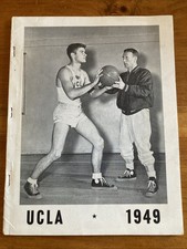 1949 “RARE” UCLA MEDIA GUIDE BASKETBALL  PROGRAM/JOHN WOODEN/GEORGE STANICH!!