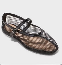 Women's Issa Mesh Mary Jane Ballet Flats with Memory Foam Insole - A New Day 8