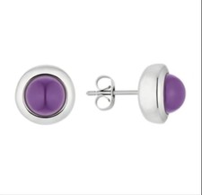 Kleine Ohrstecker mit Amethyst von Energetix Bingen Geschenk Muttertag