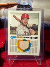 2026 Topps Heritage Baseball Kyle Schwarber Clubhouse Collection Relic