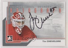 2013-14 ITG Decades 1990s Auto Silver Tim Cheveldae #A-TC Auto 11jd