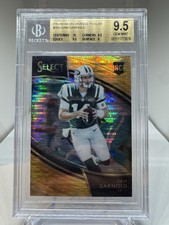 2018 Panini Select Field Level Sam Darnold #203 Neon Orange Pulsar /9 BGS 9.5 