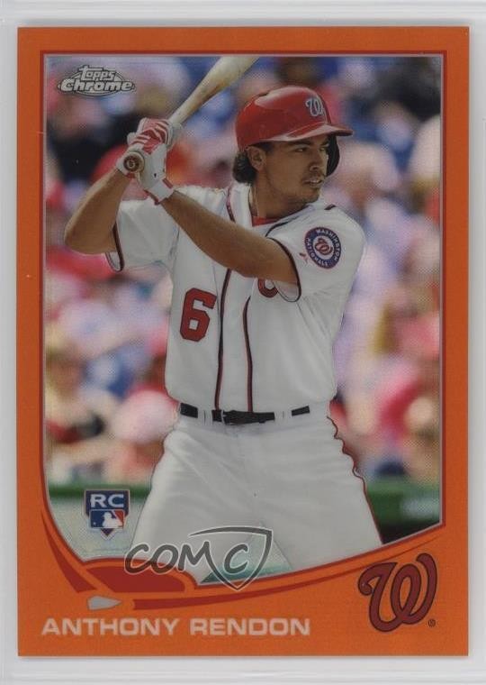 2013 Topps Chrome Retail Orange Refractor Anthony Rendon #128 1k2s