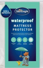 Image of Silentnight Waterproof Mattress Protector - DOUBLE