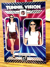 2025 Panini Donruss WNBA Tunnel Vision Caitlin Clark #1 Indiana Fever