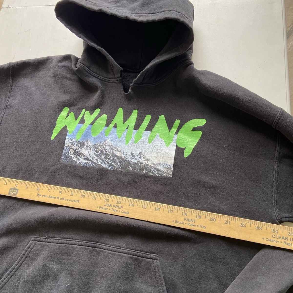 Yeezy Kanye West Wyoming Jackson Hole Hoodie black MENS medium
