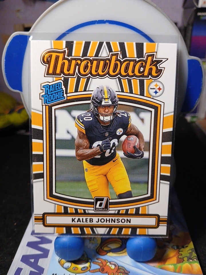 2025 Panini Donruss - Rated Rookie Throwback Kaleb Johnson