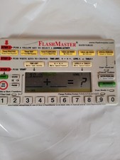 Flash Master Math Tables Electronic Learning Tool Model MT1A Tested Working