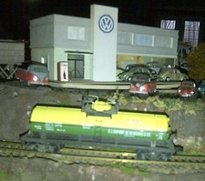 Tyco Ho 40' serbatoio auto fondo metallo Dupont bello senza scatola