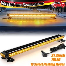 78 Frontblitzer Blitzlicht Warnleuchte Strobe Licht Gelb 12V 24V KFZ PKW LKW DE