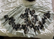 Vintage 1950s Authentic Mexican TEL-ART Hand Painted Circle Skirt M 28  Waist
