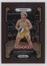 2024 Panini Prizm Monopoly WNBA Brown Prizm 247/249 Layshia Clarendon #57 5w0