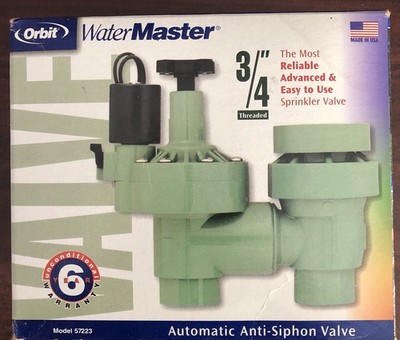 Orbit Water Master 3/4  Automatic Anti-Siphon Valve