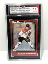 Nathan MacKinnon - 2021-22 Upper Deck Tim Hortons - #2000 - KSA Graded 10
