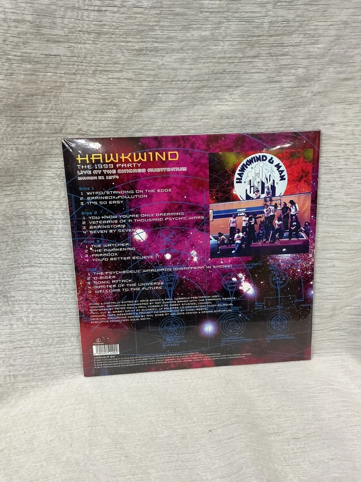 HAWKWIND 1999 Party: Live At The Chicago Auditorium New Vinyl LP RSD 2019 - Image 2 of 3
