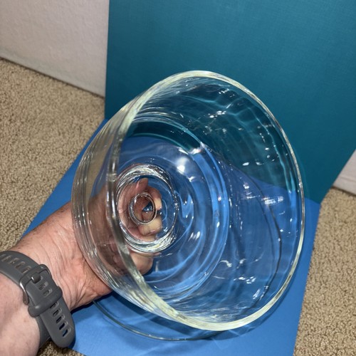 Arcoroc France Glass 2-pc Cheese Dome/Cloche Covered Serving Dish EUC - Picture 12 of 14