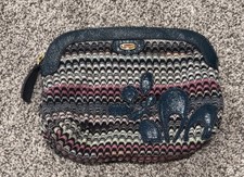 Pochette pochette pochette Missoni in maglia e vernice zigzag chevron