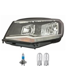 Scheinwerfer links Schwarz inkl. Premium Lampen für VW Caddy IV Kombi SAB SAJ