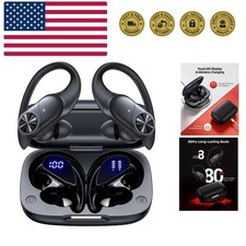 Bluetooth Headphones Wireless Earbuds 80hrs Playtime Wireless Charging Case D...
