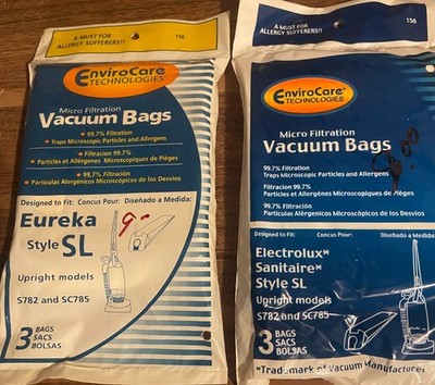 EnviroCare EUREKA/ELECTROLUX/SANITAIRE STYLE SL VACUUM BAGS
