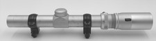 Burris 1.5-4X LER Handgun Pistol Scope Silver Clear Optics W/ Rings Vintage