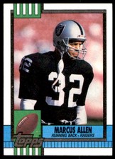 1990 Topps Marcus Allen Los Angeles Raiders #289