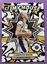 Cameron Brink 2025 Panini Donruss WNBA MY HOUSE INSERT Card #14 SPARKS (Base)