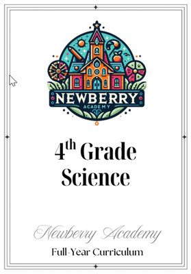 4th Grade Science Full year Lessons Workbook Fourth Grade science homeschool