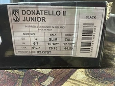 NIB! Equestrian Riding Boots Hunter Jumpers Tredstep Donatello II Junior 