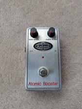 Rothwell Atomic Booster Guitar Pedal Overdrive UK Handmade Rare Clean Boost