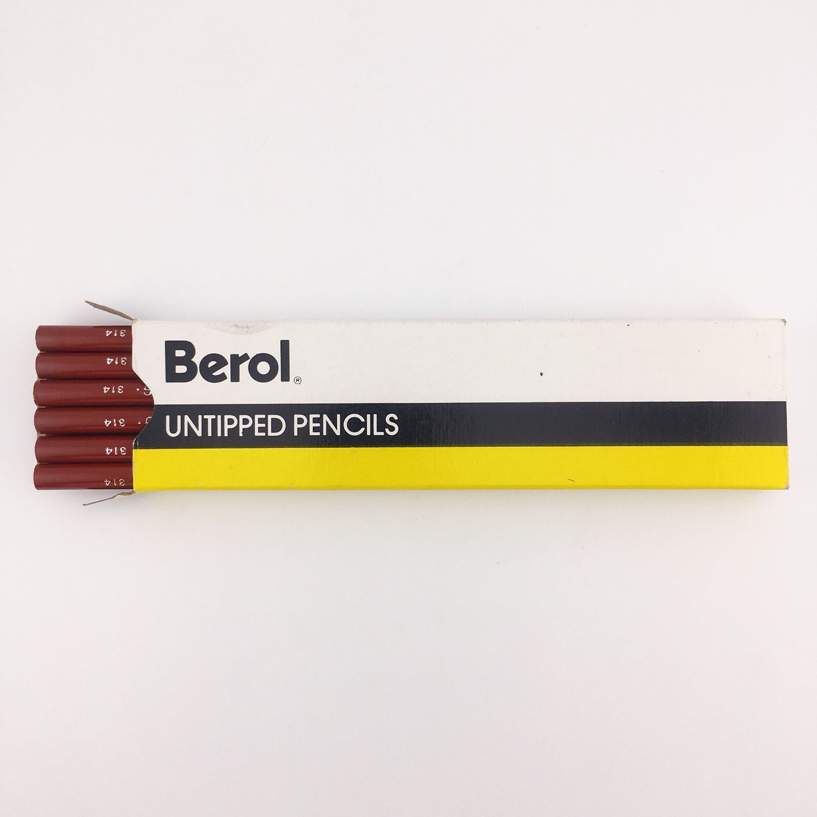 RESERVED Berol Untipped Pencils Eagle Draughting Thick Black 314 (Box