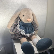 24K Polar Puff Candy JUMBO Large Easter Bunny 28" Plush Vintage 1995 Mighty Star