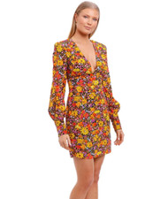 Rebecca Vallance Size 2 Arles Mini Dress Floral Print NWT/ Great gift 