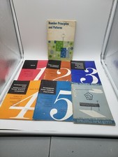 Vintage Math elementary teachers books lot of 7 VG Cond. 1960 thru 1964.