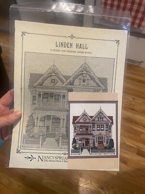 Nancy Spruance Linden Hall Andreasen-Rosen House Ferndale CACross Stitch Pattern