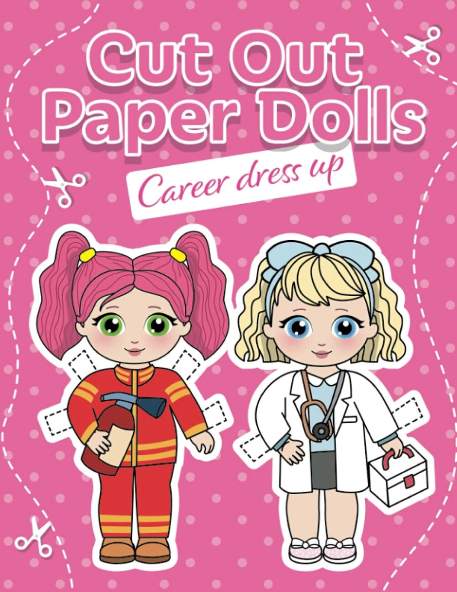 Dress up paper dolls cheap books