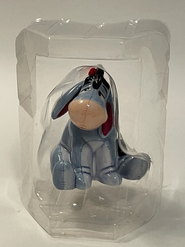 Disney Eeyore Season of Song Ceramic Christmas Ornament High Gloss Blue - Picture 3 of 8