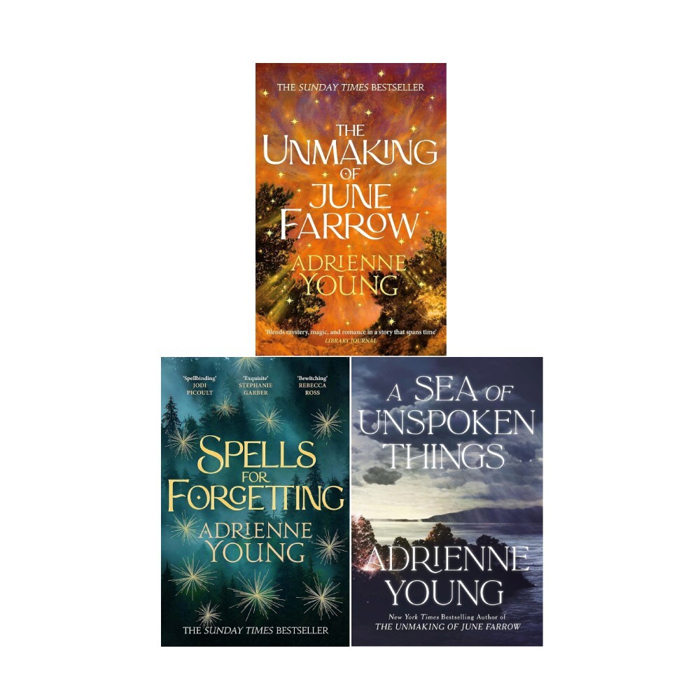Adrienne Young 3 Books Collection Set Unmaking of June, Spells for Forgetting