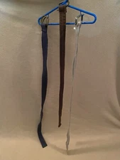 x3 Belts Blue Brown White/Gray