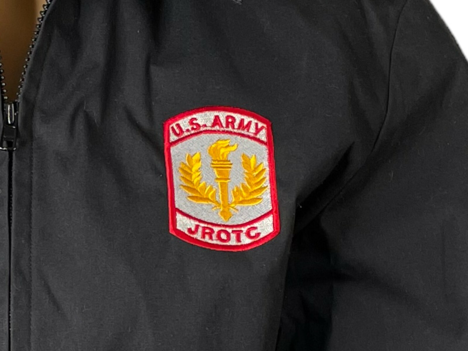 US Army JROTC Windbreaker Black Shade 
