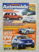 LE MONITEUR AUTOMOBILE  N°1340 21/04/2005 GOLF PLUS OPEL ZAFIRA RANGE SPORT