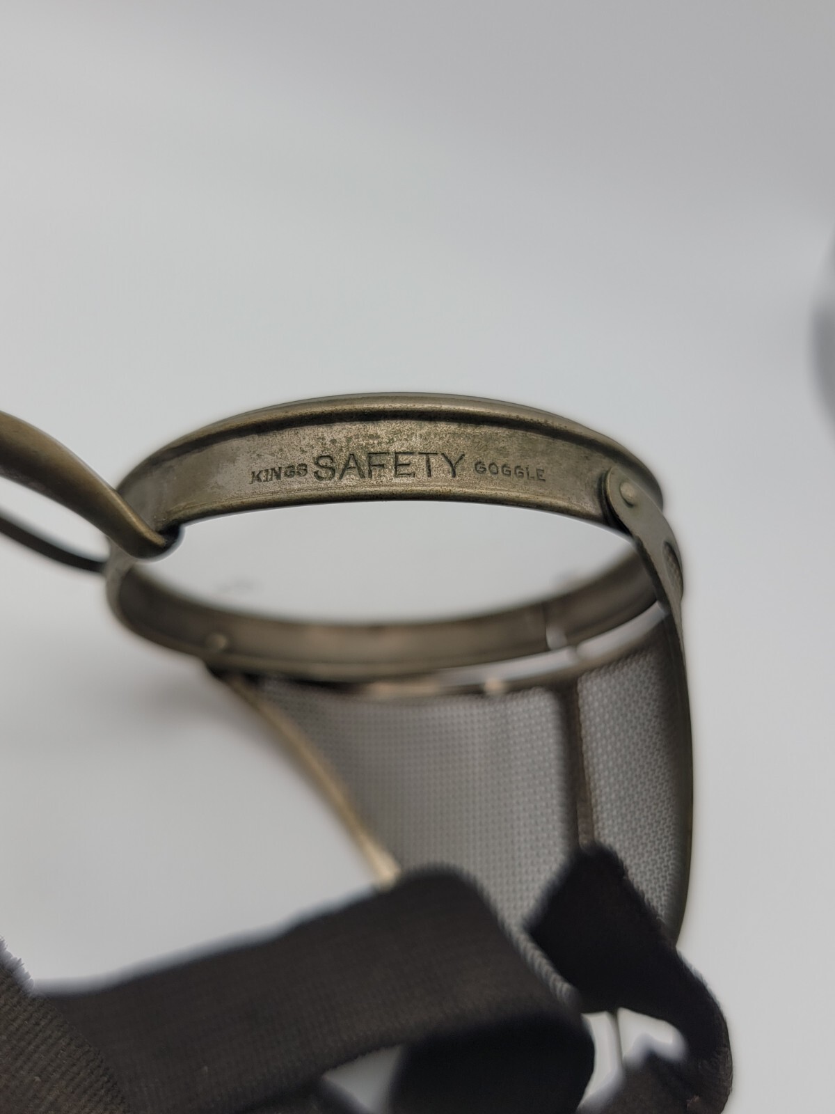 Rare Vintage Saniglas Kings Safety Goggles and Strap Gem