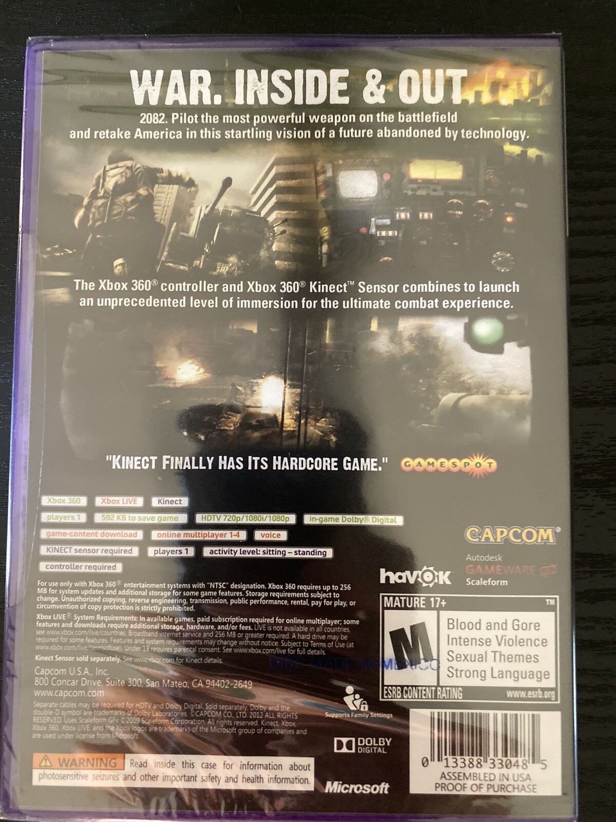 Steel Battalion Heavy Armor (Microsoft Xbox 360, 2012) 13388330485 eBay