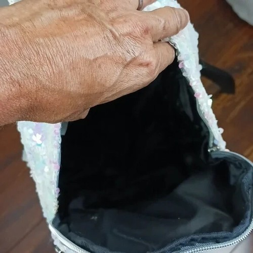 Justice Sequined Backpack Purse Letter "H" Monogram Personalized Unicorn - Picture 7 of 11