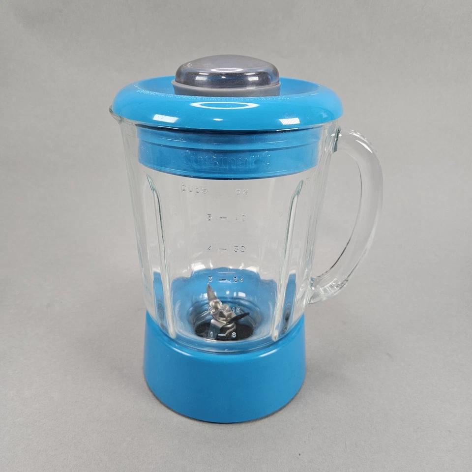 Licuadora Cuisinart Smart Power Duet procesador de alimentos azul BFP-703 jarra 5 tazas Foto 3 de 4