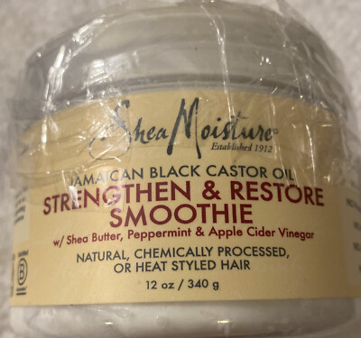 Shea Moisture Jamaican Black CastorOil Strengthen & Restore Smoothie Cream-12 oz