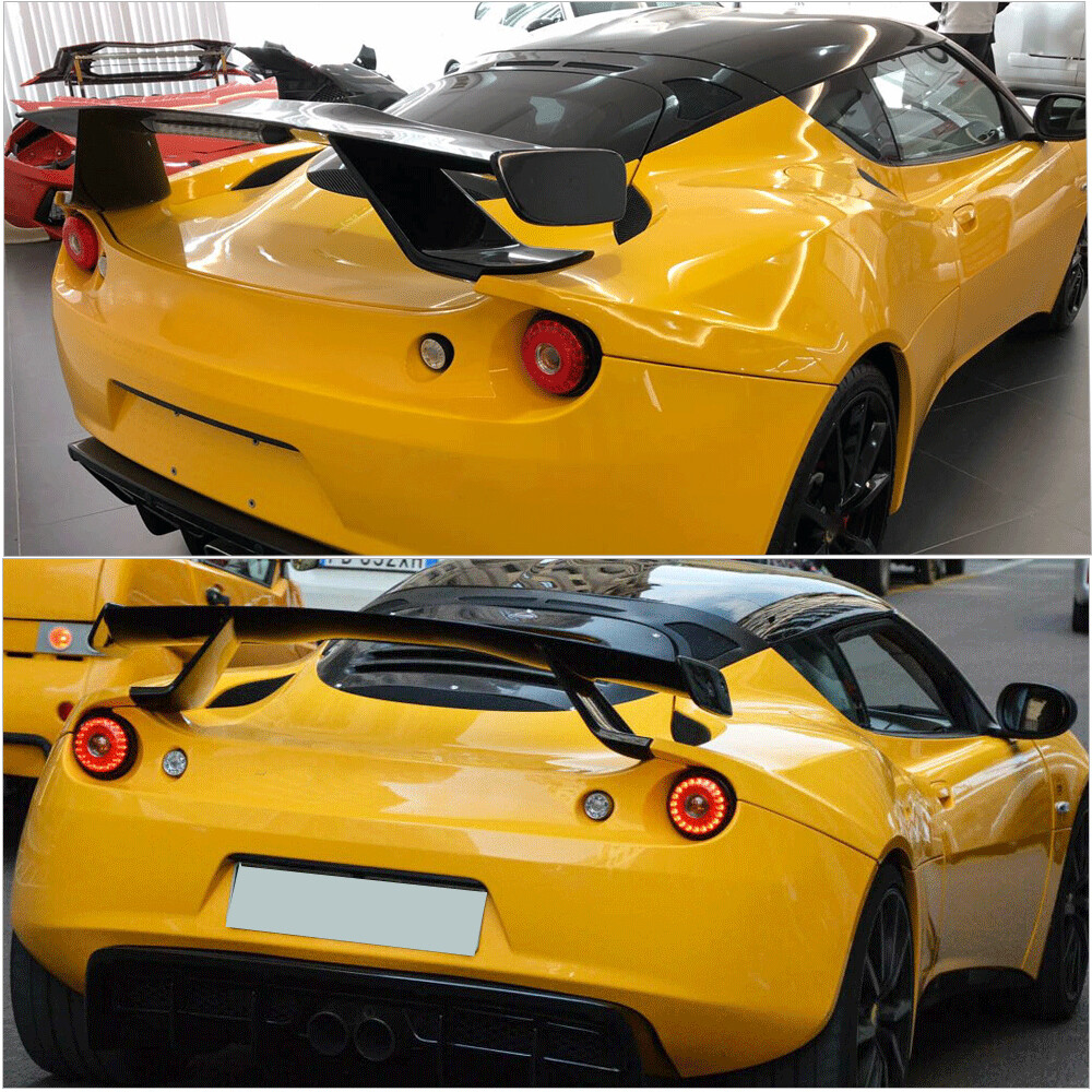 For Lotus Evora S 400 410 GT430 Coupe 10-16 Real Carbon Rear Trunk