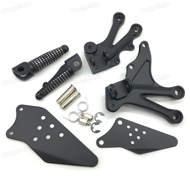 New Motorcycle Front Foot Pegs Bracket Fit Kawasaki Ninja ZX10R 2004