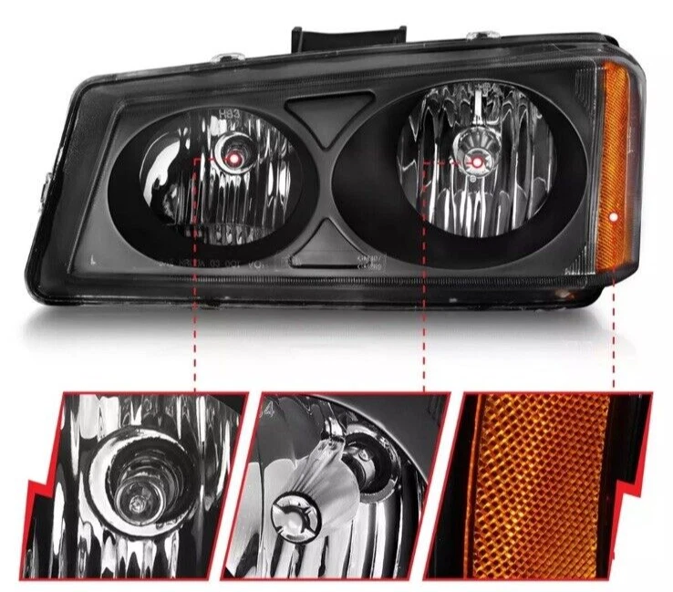 Anzo 111009 Black Euro Headlights for 2007 Chevy Silverado 1500 Classic - Image 4 of 4